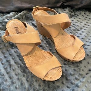 Lucky Brand Cross-Cross Wedges